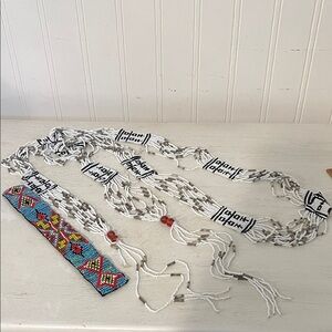 Native American glass beaded handicrafts necklace?